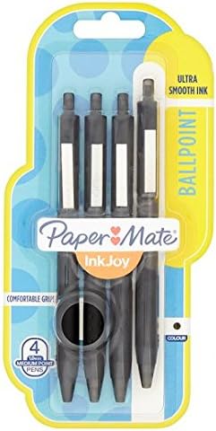 Paper Mate Inkjoy 300Rt Black 4 Pack