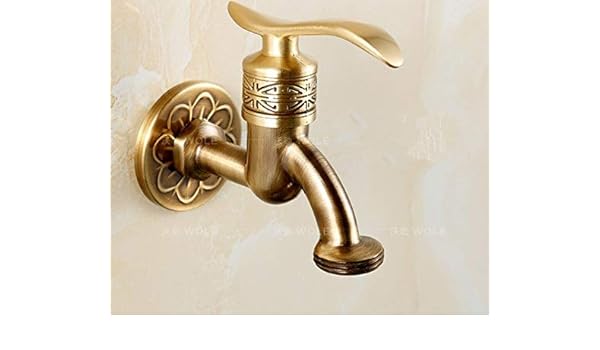 Generic Antique Bronze Dragon Carved Water Tap Animal Shape