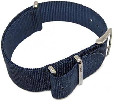 Nato Watch Strap (22mm) with Stainless Steel Buckle / Extra Long 283mm XL 22.BXL