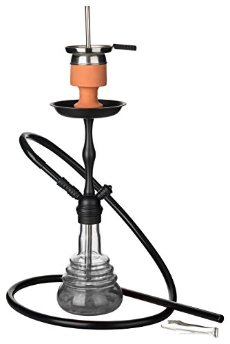 YIME Shisha Hookah Water Pipe Set | 60cm | Cachimba Narguile Agua Tubo | INKL. Manguera & Cabeza
