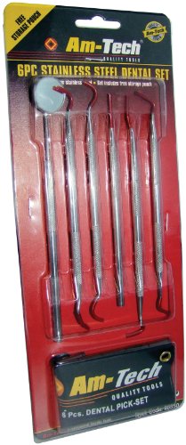 Am-Tech 6 Stück Dental Set, R0350 - 2