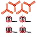 Price comparison product image MakerStack 4pcs D1104 7500KV Brushless Motor and 4pcs 1935 3-Blade Propellers for 60 70 80 90 RC Multirotor