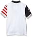 U.S. Polo Assn. Unisex Child Flag Sleeve Ss Pole, Off-White (Bianco (100)), Size 2