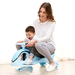 Baybee Roadmaster Swing Cars for Kids-Strongest & Smoothest Twister-Magic Car Ride ons for Kids with PU Wheels-Kids Ride on Baby Car for Kids Boys & Girls Age 2+ Years - Blue