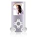Produktbild DE_Elektronik MP4 Player 8 GB Slim Digitale MP3 1,8" LCD FM Radio Video Spielfilm Bis zu 6 Stunden Wiedergabemodus (Silber)