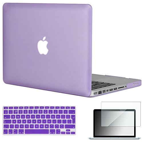 Topideal 3 in 1 Matte Hard Shell Hülle Case Cover 15 Zoll MacBook Pro 39,1 cm (Modell: A1286) + Tastatur Cover + Displayschutzfolie