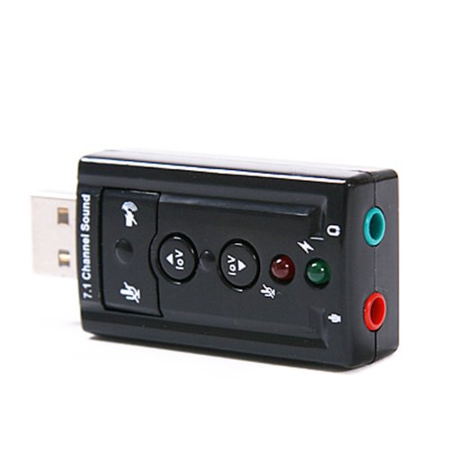 Afunta Dynamode 7-Kanal USB 2.0 Soundkarte schwarz 7.1 - 2