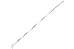 BESTonZON Mástil de bandera de acero inoxidable, montaje en pared, barra ajustable, para jardín, bandera para casa, comercio, jardín