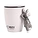 Produktbild UPSTYLE 3D Cute Cartoon Animal Keramik Kaffee Milch Tasse Tee Tasse mit Deckel und Griff Größe 14.8oz (440ml), keramik, Esel, 14.8 oz