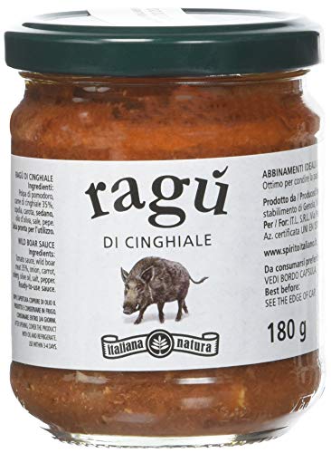 Italiana Natura Ragù di Cinghiale - 6 Confezioni da 180 G