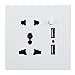 Produktbild ChaRLes 2.1A 110V-260V Dual USB Wall Socket Switch Charger AC/DC Power Adapter Outlet Panel