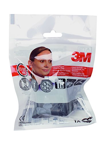 3M 1271C Gehörschutzstöpsel – 1 Paar mit wiederverschießbarer Box SNR 25dB – feuchtigkeitsresistent, waschbar, Mehrweg - 4