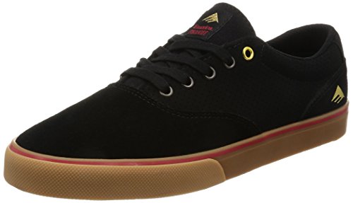Emerica Men's Provost Slim Vulc Skateboarding Shoe, Black/Gum, 13 M US