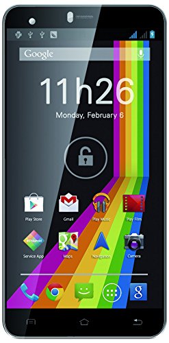 Polaroid Cosmos Smartphone d  bloqu   4G  Ecran  5 5 Pouces - 8 Go - Double SIM - Android  Noir   Bracelet connect  