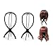 Ardisle 3 Pack - Wig Display Stand Mannequin Dummy Head Hat Cap Hair Holder Foldable