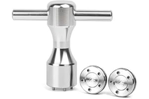 Gofotu Golf-Gewichte-Set, 2 Stück, 5 g/10 g/15 g/20 g/25 g/30 g/35 g/40 g, für Titleist Scotty Cameron Putter Newport (2 Stück 15 g + Schraubenschlüssel)