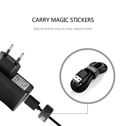 Aukru 2in1 USB Netzadapter Ladegerät 5V/2000mA mit Micro USB Kabel für Raspberry Pi, Samsung Galaxy S6/S5/S4/S3, Galaxy Tab 3, Note 4/3/2, Google Nexus 7,MP4, HTC One M8,Nokia 520, Motorola, LG und weitere (Schwarz) - 5