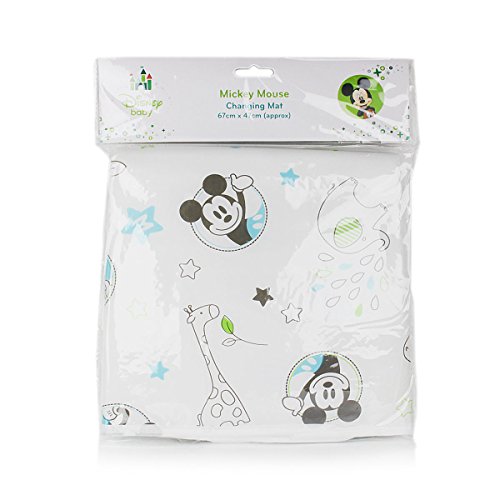Mickey Mouse Changing Mat from Disney Baby - This reusable foldable travel waterproof nursery pad cover allows you to change baby's nappy at home or away.