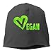 Produktbild MLNHY Vegan Heart Winter Beanie Skull Cap Warm Knit Ski Slouchy Hat Durable