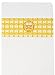 Taftan Top Sheet Little Van for Bassinet (100 x 80  cm, Yellow)