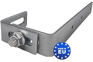 SolX Balkonkraftwerk Halterung für Solarpanels [1 Stück] - Verstellbar und Langlebig - Aus Edelstahl - für PV-Systeme - Made in EU