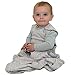 Produktbild Merino Kids Baby Sleep Bag for Toddlers 2-4 Years, Light Grey/Grey Stripe