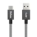 Produktbild Refoss USB C Kabel, PET Geflochtenes USB 3.1 Typ C zu Typ A Kabel (3.3ft, 1M) zum Aufladen und Datentransfer, geeignet für MacBook, ChromeBook Pixel, Nexus 6P (schwarz)