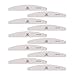 MAKARTT® 10pcs/ pack Professional Zebra Nail Files Washable Double Sided Emery Board 150/150 Grit Nail Buffering Files (150/150 Grit)