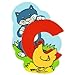 Bigjigs Toys BJL103 Wooden Magnetic Animal Letter Lowercase C (Designs Vary)