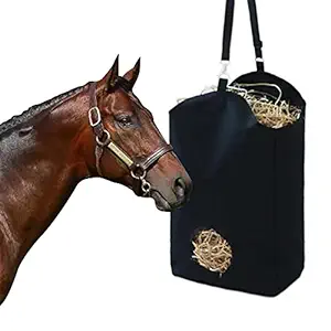 Onodi Horse Hay Bags Sturdy Feeding Hay Bag for Horses Sheep Feeder Tote Bag Slow Feeder Hay Nets for Canvas Horses 600D Nylon