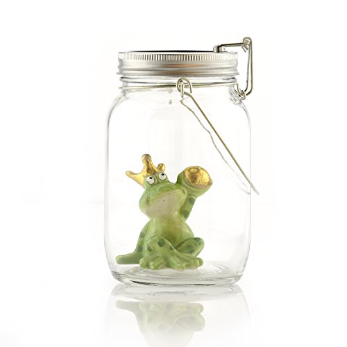Sun Jar – LED Solar-Leuchte im Einmachglas für Balkon, Terrasse und Garten. Solar-Lampe, Solar-Laterne aus Glas. Das perfekte Geschenk für den Garten. - 8
