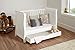 3 In One White Sleigh Cot With Drawer And Foam Mattress