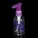 5Pcs Empty Spray Bottles 80ml + Container 20g with Carring Bag for Perfume Liquid Lotion Cream Mask---Purple+Blue