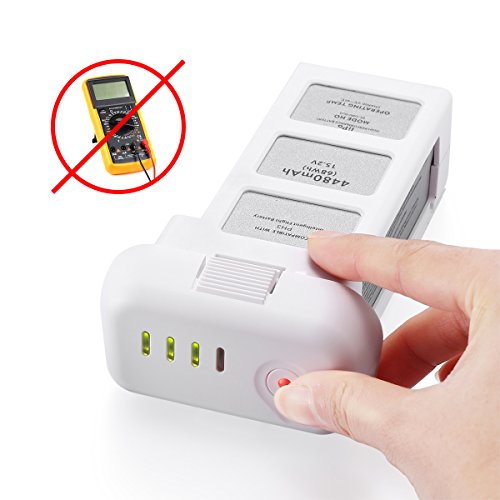 Powerextra 15.2V 4480mAh LiPo Intelligent Replacement Battery for Phantom 3 SE,DJI Phantom 3 Professional, Phantom 3 Advanced and Phantom 3 Standard, 4K Drones (2 Pack)