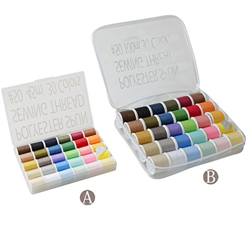 LEONIS 30 Color 50 Yards/45 m Each Handy Polyester Sewing Threads [ 93011 ] - 6