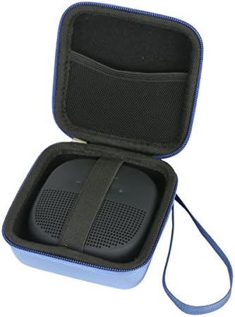 for BOSE SoundLink Micro Wireless Bluetooth Speakers Hard Case Carrying Travel Bag Cover by Khanka (blue)