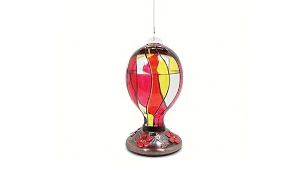 Pinebush Pine88149 Glass Balloon Hummingbird Feeder Amazon Co Uk