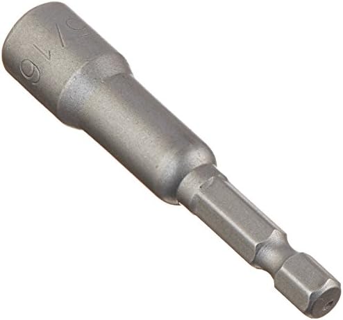 Tooluxe 10252L 5/16" Magnetic Nut Setters, 5 Count | 1/4" Quick-Change Hex Shank | 2-9/16" Length | CR-V Steel