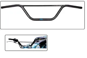 PA RD350 (with Mounting Rod) Black Handlebar (Black) Universal Yamaha (Compatible)