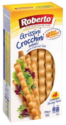 Preisvergleich Produktbild Roberto Grissini Crocchini Salati (4 Pkg. à 62,5 g) - 250g - 6x