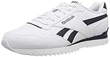 Cierre: Cordones Reebok Royal Glide Rplclp, Zapatillas de Gimnasia para Hombre, Blanco White/Collegiate Navy, 43 EU