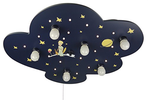 Niermann Standby Luz de techo de la nube XXL, diseño Principito E14, Azul