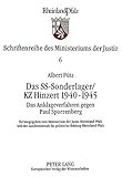 Image de Das SS-Sonderlager/KZ Hinzert 1940-1945. Teil 1: Das Anklageverfahren gegen Paul Sporrenberg- Eine j