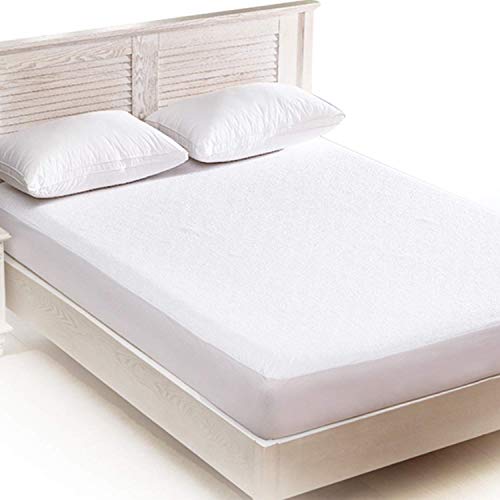 NW 1776 Funda de Cama Impermeable, protección Antideslizante para Aislamiento de orina, absorción efectiva de Humedad (90X200 + 35cm)