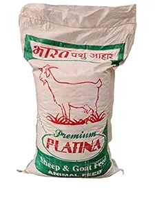 Platina Organic Goat Feed/Sheep Feed/Cattle Feed Pellet (18 kg)