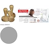 0,01€ - &Oslash; 40mm - Individueller Rundholzstempel Probieraktion: Stempel selbst online gestalten - geosmile Marken Stempel (Textstempel / Logostempel / Motivstempel / Firmenstempel / Adressstempel) (&Oslash; 40 mm)
