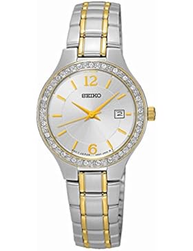 Seiko Damen-Armbanduhr Analog Quarz Edelstahl SUR783P1