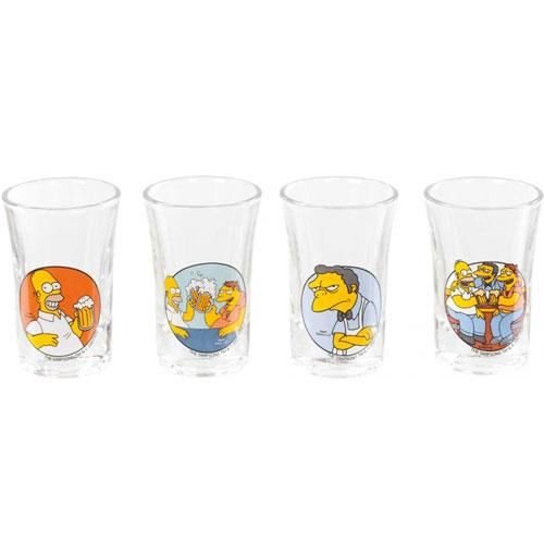 Preisvergleich Produktbild The Simpsons Schnapsgläser-Set 4teilig