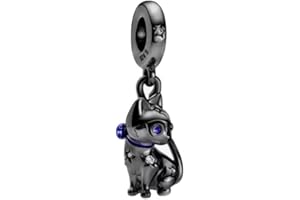 Lkwidi Femme Charms-Famille amour animaux Argent Sterling 925 Pendentif avec Zircon Cubique pour Bracelet