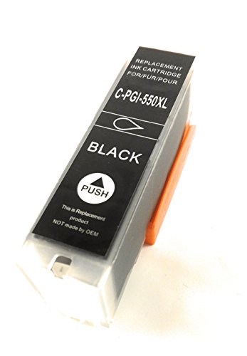 G  n  rique - Cartouche Compatible Canon Pgi-550Bk Noire Avec Puce Pour Imprimante Pixma Ip 7200 Series   Ip 7250   Ip 8700 Series   Ip 8750   Ix 6800 Series   Ix 6850   Mg 5400 Series   Mg 5450   Mg 5500 Series   Mg 5550   Mg 5600 Series   Mg 5650   Mg 5655   Mg 6300 Series   Mg 6350   Mg 6400 Series   Mg 6450   Mg 6600 Series   Mg 6650   Mg 7100 Series   Mg 7150   Mg 7500 Series   Mg 7550   Mx 720 Series   Mx 725   Mx 920 Series   Mx 925